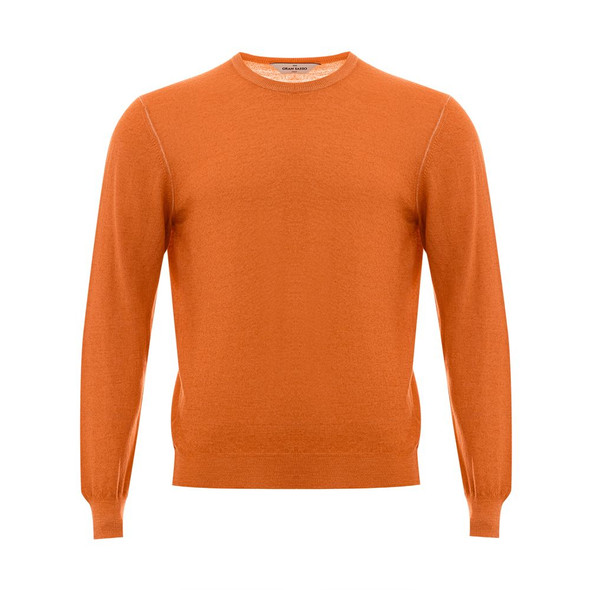 Gran Sasso Orange Wool Sweater Gran Sasso Orange Wool Sweater