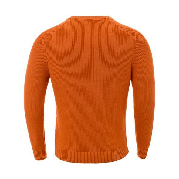 Gran Sasso Italian Cotton Chic Orange Sweater Gran Sasso Italian Cotton Chic Orange Sweater