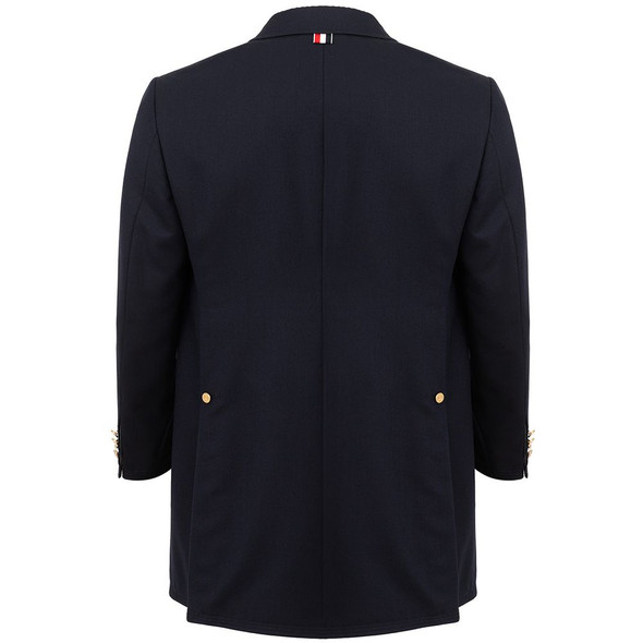 Elegant Wool Jacket in Signature Blue Elegant Wool Jacket in Signature Blue