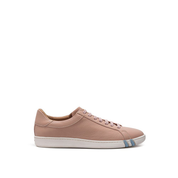 Elegant Pink Leather Sneakers Elegant Pink Leather Sneakers