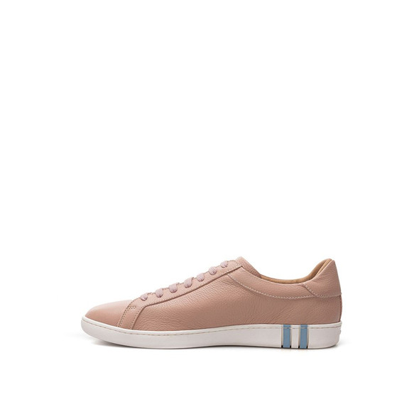 Elegant Pink Leather Sneakers Elegant Pink Leather Sneakers