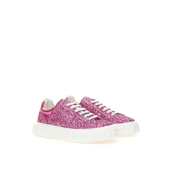 Fuchsia Elegance Leather Sneakers Fuchsia Elegance Leather Sneakers