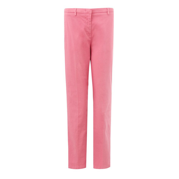 Elegant Cotton Pink Trousers for Sophisticated Style Elegant Cotton Pink Trousers for Sophisticated Style