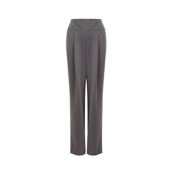 Chic Gray Wool Trousers for Sophisticated Style Chic Gray Wool Trousers for Sophisticated Style