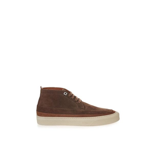 Elegant Suede Sneakers in Rich Brown Elegant Suede Sneakers in Rich Brown