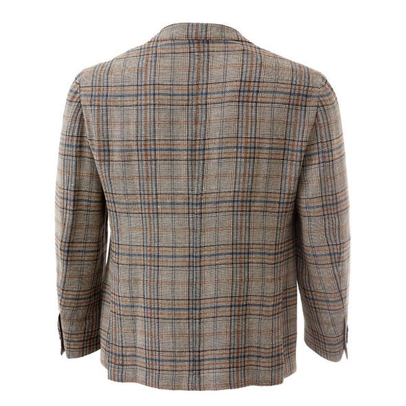 Lardini Elegant Multicolor Linen Jacket Lardini Elegant Multicolor Linen Jacket