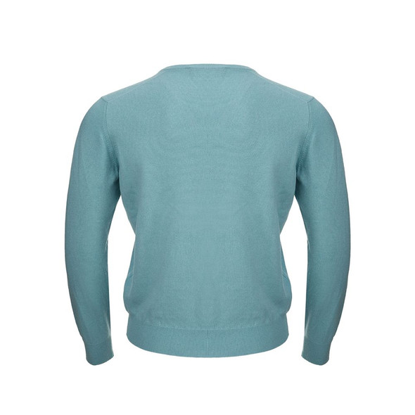 Gran Sasso Turquoise Cashmere Sweater Elegance Gran Sasso Turquoise Cashmere Sweater Elegance