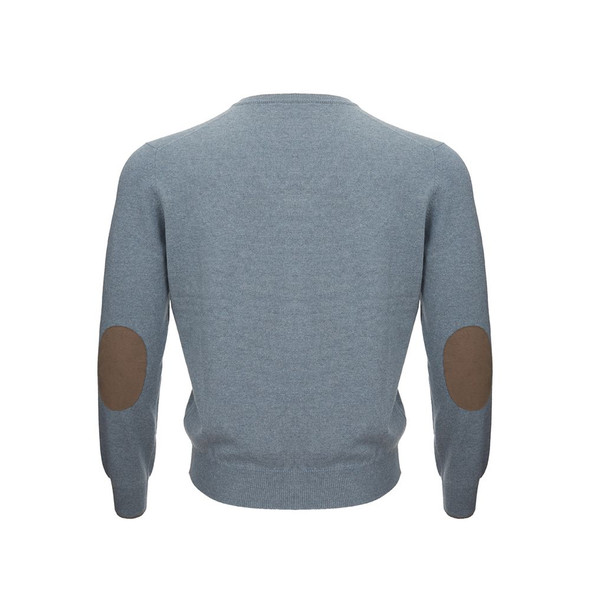 Gran Sasso Elegant Cashmere Sweater in Chic Gray Gran Sasso Elegant Cashmere Sweater in Chic Gray