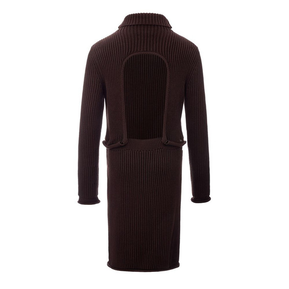 Elegant Viscose Brown Dress Elegant Viscose Brown Dress