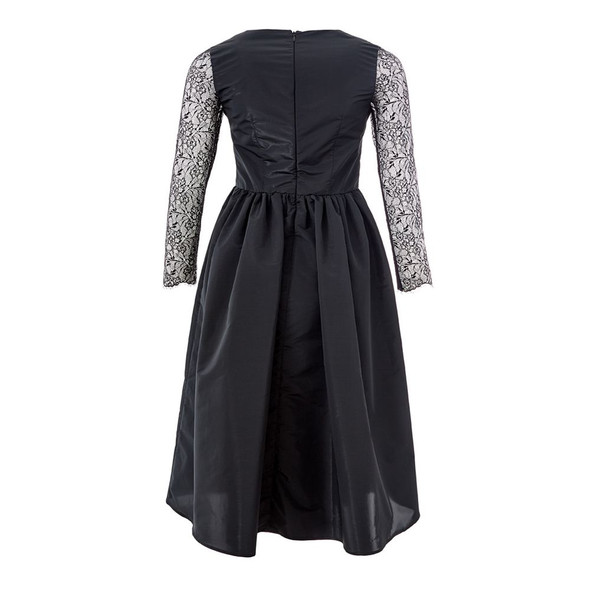Lardini Elegant Black Polyester Dress Lardini Elegant Black Polyester Dress