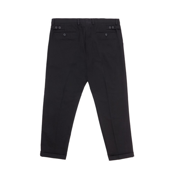 Dolce & Gabbana Elegant Black Cotton Pants for Men Dolce & Gabbana Elegant Black Cotton Pants for Men