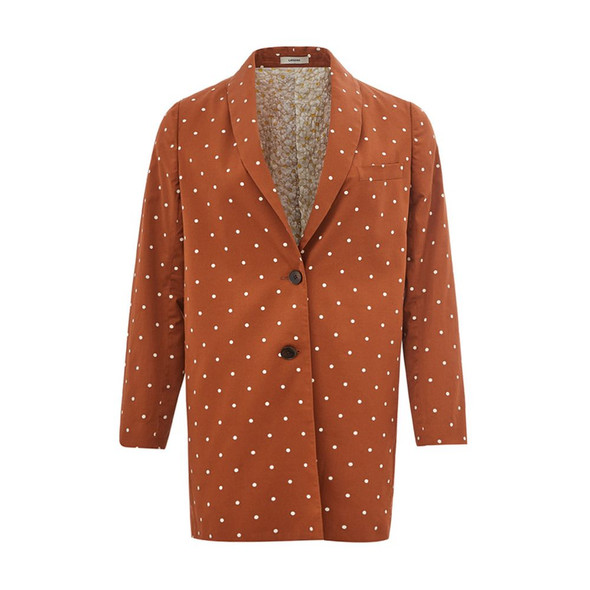 Chic Cotton Brown Jacket for the Modern Woman Chic Cotton Brown Jacket for the Modern Woman