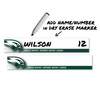 Writeable + Customized Locker Nameplates — custom UV-printed by My Team Identity, design option 2