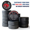 CREATE YOUR OWN - Team Logo + Roster Hockey Puck - Customized by YOU - Save 20% — custom UV-printed by My Team Identity