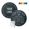 CREATE YOUR OWN - Pro-Style Logo + Roster Hockey Puck - Customized by YOU - SAVE 20% — custom UV-printed by My Team Identity