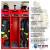 Blaze Series Fire Fighter Nameplates - Customized to your Fire Hall — custom UV-printed by My Team Identity, design option 4