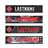 Blaze Series Fire Fighter Nameplates - Customized to your Fire Hall