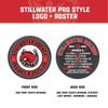 Stillwater Pro-Style Pucks - Logo + Roster — custom UV-printed by My Team Identity, design option 2