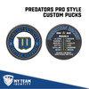 Woodbury Predators Pro-Style Pucks - Logo + Roster — custom UV-printed by My Team Identity
