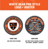 White Bear Lake Hockey Pro-Style Pucks - Logo + Roster