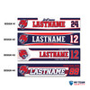 Premiere Locker Room Nameplates - Customized to your Team