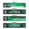 Collegiate Series Locker Room Nameplates - Customized to your Team — custom UV-printed by My Team Identity, design option 2