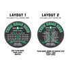 Official Game Puck + Roster - Customized to Your Team — custom UV-printed by My Team Identity, design option 3