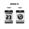 Minneapolis Storm Hockey Bag Tags — custom UV-printed by My Team Identity, design option 2