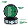 Premiere Roster Pucks - with Optional Logo and EDGE PRINT — custom UV-printed by My Team Identity, design option 4