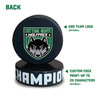 Premiere Roster Pucks - with Optional Logo and EDGE PRINT — custom UV-printed by My Team Identity, design option 5
