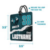 Apex Series Bag Tags -3.5 x 3.5" - 3 Design Options — custom UV-printed by My Team Identity, design option 3