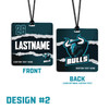 Apex Series Bag Tags -3.5 x 3.5" - 3 Design Options — custom UV-printed by My Team Identity, design option 5
