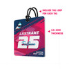 Summit Series Bag Tags -3.5 x 3.5" — custom UV-printed by My Team Identity, design option 12