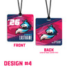 Summit Series Bag Tags -3.5 x 3.5" — custom UV-printed by My Team Identity, design option 10