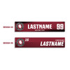 Performance Series Locker Room Nameplates - Customized to your Team