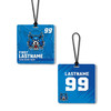 VELOCITY SERIES - 3.5 x 3.5" - Custom Team Bag Tags — custom UV-printed by My Team Identity, design option 16
