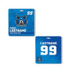 VELOCITY SERIES - 3.5 x 3.5" - Custom Team Bag Tags — custom UV-printed by My Team Identity, design option 14