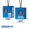 VELOCITY SERIES - 3.5 x 3.5" - Custom Team Bag Tags