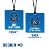 VELOCITY SERIES - 3.5 x 3.5" - Custom Team Bag Tags