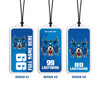 Slim Velocity Series Bag Tags — custom UV-printed by My Team Identity, design option 3