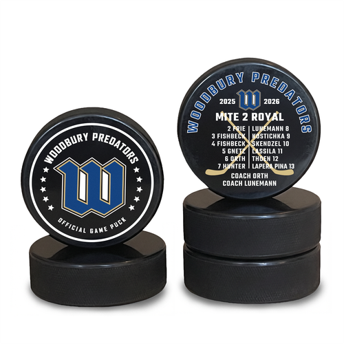 Official Game Puck + Roster - Customized to Your Team — custom UV-printed by My Team Identity, cover