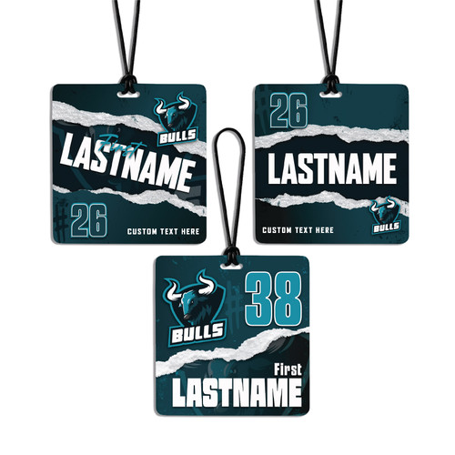 Apex Series Bag Tags -3.5 x 3.5" - 3 Design Options — custom UV-printed by My Team Identity