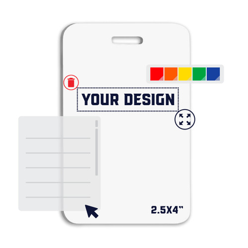 Create Your Own - Bag Tag - 2.5x4"