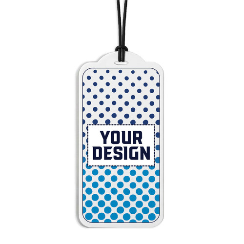 Create Your Own - Slim Rectangle Bag Tag — custom UV-printed by My Team Identity