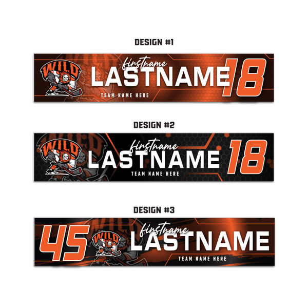 Victory Series Locker Room Nameplates - Customized to your Team — custom UV-printed by My Team Identity
