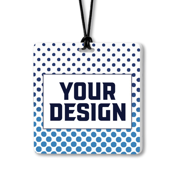 Create Your Own Square Bag Tags - 3.5 x 3.5"