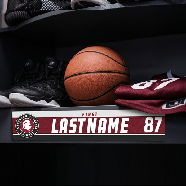 Performance Series Locker Room Nameplates - Customized to your Team — custom UV-printed by My Team Identity