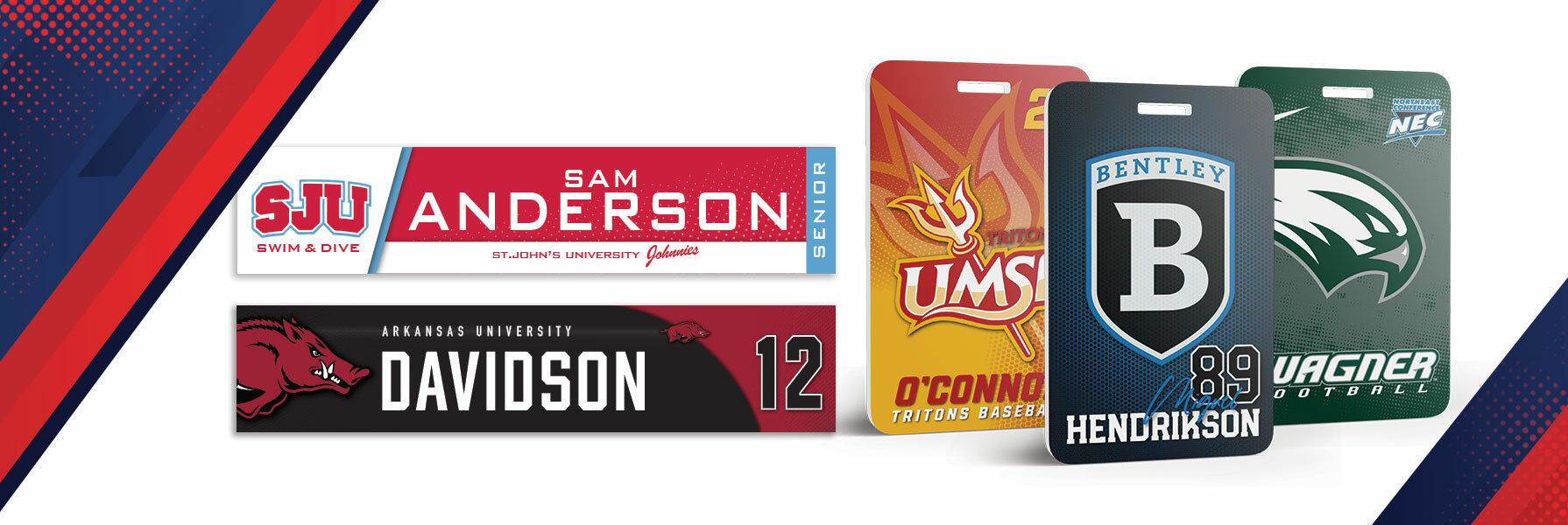 Customized Products for Colleges & Universities Sports Teams