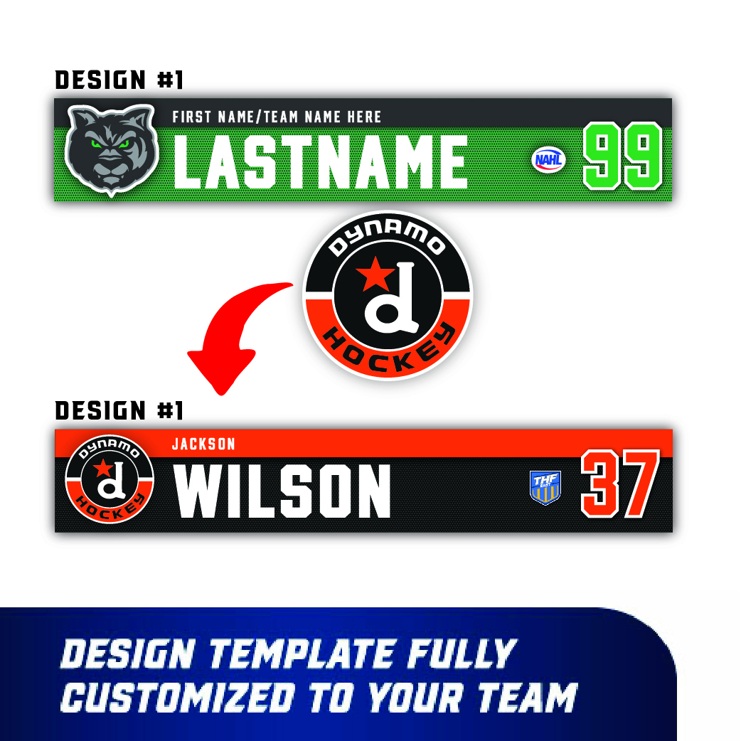 Design template fully customized to your team