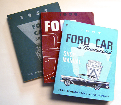 1956 Ford & Thunderbird Shop Manual #110-3